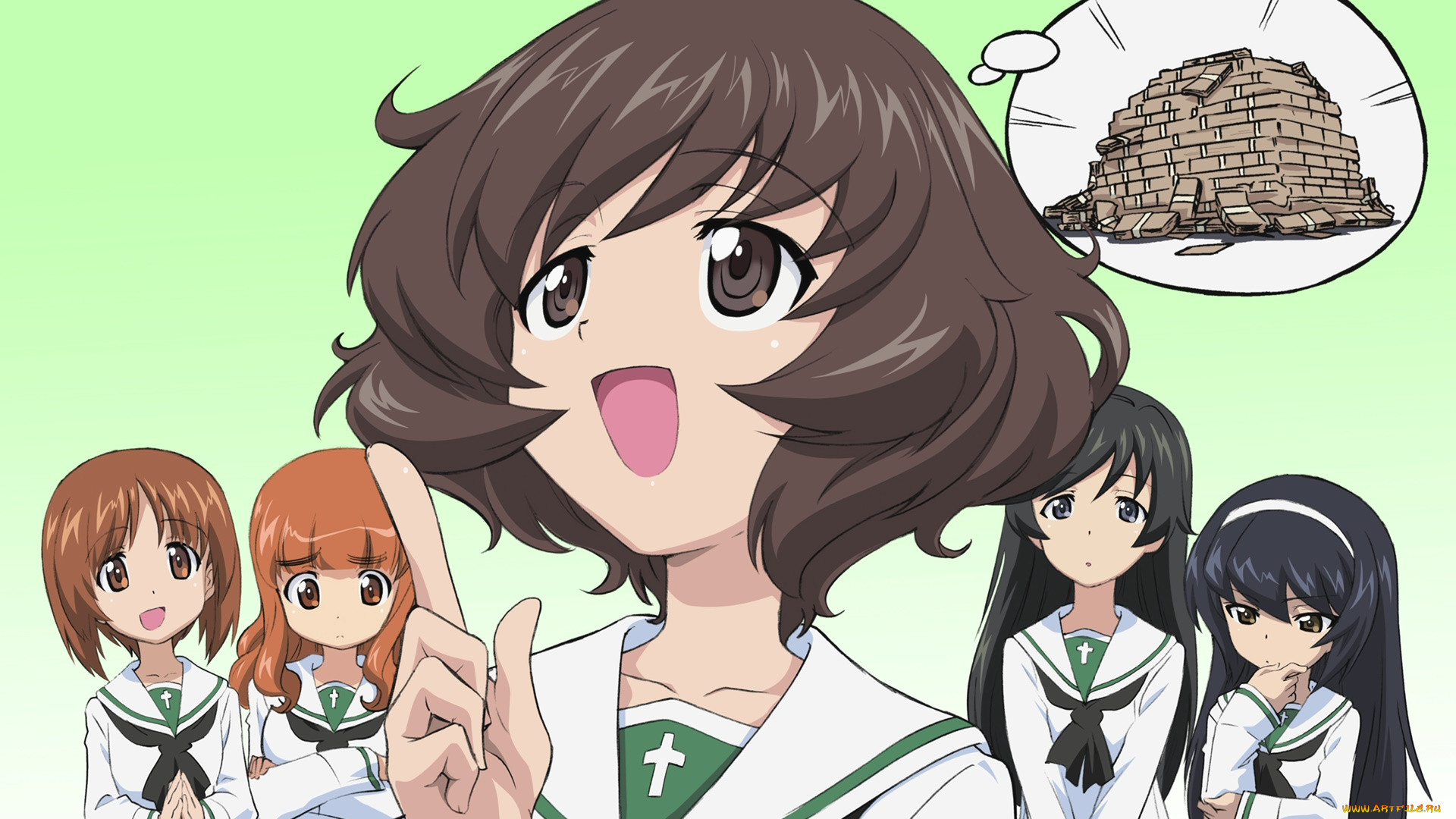 , girls und panzer, , , 